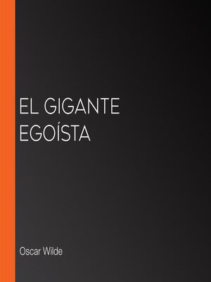 cover image of El gigante egoísta